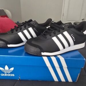 Adidas Samoa Black and White Sneakers